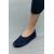 Zara Туфли-балетки из меха и кожи , Цвет: Синий, Размер: 36, изображение 2