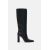 Zara Сапоги на высоком каблуке до колена, Цвет: Черный, Размер: 35, изображение 4