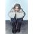 Zara Высокие кроссовки из стеганого нейлона, Цвет: Черный, Размер: 35
