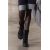 Zara Текстильные ботильоны с молнией , Цвет: Черный, Размер: 37, изображение 2