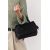 Zara Сумка для боулинга из кожи с волосом