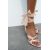 Zara Туфли на высоком каблуке из тюля, Цвет: Розовый, Размер: 41