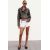 Zara Куртка с эффектом старения кожи байкера , Цвет: Серый, Размер: XL