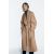 Zara Пальто с поясом longline belted wool blend coat , Цвет: Коричневый, Размер: XS, изображение 2
