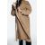 Zara Пальто с поясом longline belted wool blend coat , Цвет: Коричневый, Размер: XS, изображение 5