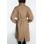 Zara Пальто с поясом longline belted wool blend coat , Цвет: Коричневый, Размер: XS, изображение 6