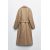 Zara Пальто с поясом longline belted wool blend coat , Цвет: Коричневый, Размер: XS, изображение 8