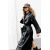 Zara Пальто-тренч из кожзаменителя оверсайз , Цвет: Черный, Размер: XS