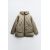 Zara Куртка-пуховик с капюшоном , Цвет: Зеленый, Размер: XL, изображение 3
