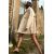 Zara Короткое пальто-тренч с поясом , Цвет: Коричневый, Размер: XS