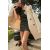 Zara Короткое пальто-тренч с поясом , Цвет: Коричневый, Размер: XS, изображение 3