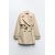 Zara Короткое пальто-тренч с поясом , Цвет: Коричневый, Размер: XS, изображение 4