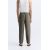 Zara Брюки с эластичным поясом и шнурком, изготовленные из льняной ткани, Цвет: Зеленый, Размер: S, изображение 3