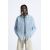 Zara Рубашка в клетку с потертым эффектом , Цвет: Синий, Размер: S (US S)
