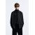 Zara Рубашка с текучими линиями , Цвет: Черный, Размер: S (US S), изображение 2