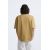 Zara Футболка с короткими рукавами тяжелого веса , Цвет: Бежевый, Размер: XS (US XS), изображение 3