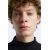 Zara мягкая футболка с воротником-стойкой , Цвет: Черный, Размер: S (US S), изображение 6