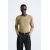 Zara Футболка с узким силуэтом и длинными рукавами , Цвет: Коричневый, Размер: XXS (US XXS), изображение 2