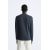Zara Tрикотажная футболка с узким кроем и длинными рукавами , Цвет: Синий, Размер: XXS (US XXS), изображение 3