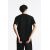 Zara Футболка с коротким рукавом из плотного хлопкового трикотажа, Цвет: Черный, Размер: XS (US XS), изображение 3
