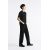 Zara Футболка с коротким рукавом из плотного хлопкового трикотажа, Цвет: Черный, Размер: XS (US XS), изображение 4