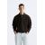 Zara Текстурированная вязаная пике-рубашка , Цвет: Коричневый, Размер: M (US M)