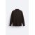 Zara Текстурированная вязаная пике-рубашка , Цвет: Коричневый, Размер: M (US M), изображение 8