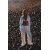Zara Хлопковая рубашка oversize из 100% льна , Цвет: Белый, Размер: XS