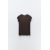 Zara Футболка из 100% хлопка, Цвет: Коричневый, Размер: M