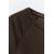 Zara Футболка из 100% хлопка, Цвет: Коричневый, Размер: M, изображение 3