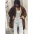 Zara Высокие прямые джинсы z1975 с пятью карманами, Цвет: Белый, Размер: 32, изображение 2
