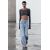 Zara Женские джинсы zw collection loose fit mid-rise , Цвет: Синий, Размер: 32
