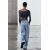 Zara Женские джинсы zw collection loose fit mid-rise , Цвет: Синий, Размер: 32, изображение 4