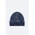 Zara Вязаная шапка из тянущейся хлопковой ткани с рубчиком, Цвет: Синий, Размер: M