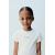 Zara Футболка с ребристым узором и вышивкой , Цвет: Белый, Размер: 1½ лет (86 см), изображение 2