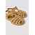 Zara Прорезиненные кожаные сандалии с каркасом, Цвет: Коричневый, Размер: 26 (16,3 см), изображение 5
