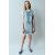 Zara Туфли балетки из 100% хлопка с денимовой отделкой и деталями цветов на вставке, Цвет: Синий, Размер: 29 (18,3 см), изображение 6