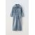 Zara Джинсовый комбинезон с воротником на рубашке и длинными рукавами, Цвет: Синий, Размер: 11-12 лет (152 см)