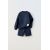 Zara Мягкий топ с отстрочкой и шорты бермуды в комплекте , Цвет: Синий, Размер: 6 лет (116 см)