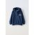Zara Худи с флокированным лозунгом , Цвет: Синий, Размер: 6-7 лет (120 см)