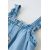 Zara Платье из денима с вышивкой , Цвет: Синий, Размер: 3-6 месяцев (68 см), изображение 3