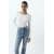 Zara Джинсы с высокой посадкой с пятью карманами, Цвет: Синий, Размер: 40, изображение 3