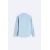 Zara Рубашка в стиле потертого джинса , Цвет: Синий, Размер: L (US L), изображение 8