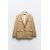 Zara Пиджак с карманами , Цвет: Коричневый, Размер: XS, изображение 3