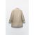 Zara Жакет с отворотами на рукавах из льняно-шелковой ткани , Цвет: Бежевый, Размер: L, изображение 7