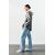 Zara Пиджак с капюшоном из комбинированной ткани , Цвет: Серый, Размер: M, изображение 3