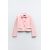 Zara Облегающий жакет с поднятыми пуговицами , Цвет: Розовый, Размер: XS, изображение 2