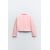 Zara Облегающий жакет с поднятыми пуговицами , Цвет: Розовый, Размер: XS, изображение 3