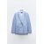 Zara Двубортный блейзер с локтевыми накладками , Цвет: Синий, Размер: L, изображение 4