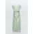 Zara Платье с драпированным поясом , Цвет: Зеленый, Размер: XS, изображение 4